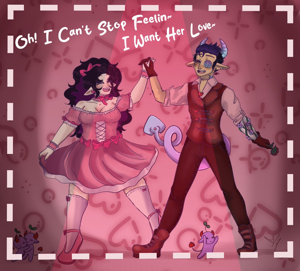 <a href="/Miccynix/">Miccynix ( VGEN COMMISSIONS OPEN :D!)</a> asked me to be their Valentine this year. I gladly accepted. I love this cute lil Elf. 💜💜
 She also knows how obsessed I am with this freaking song, so of course I had to do something with it lol. 

#vtuber #envtuber #valentine #vtubervalentine