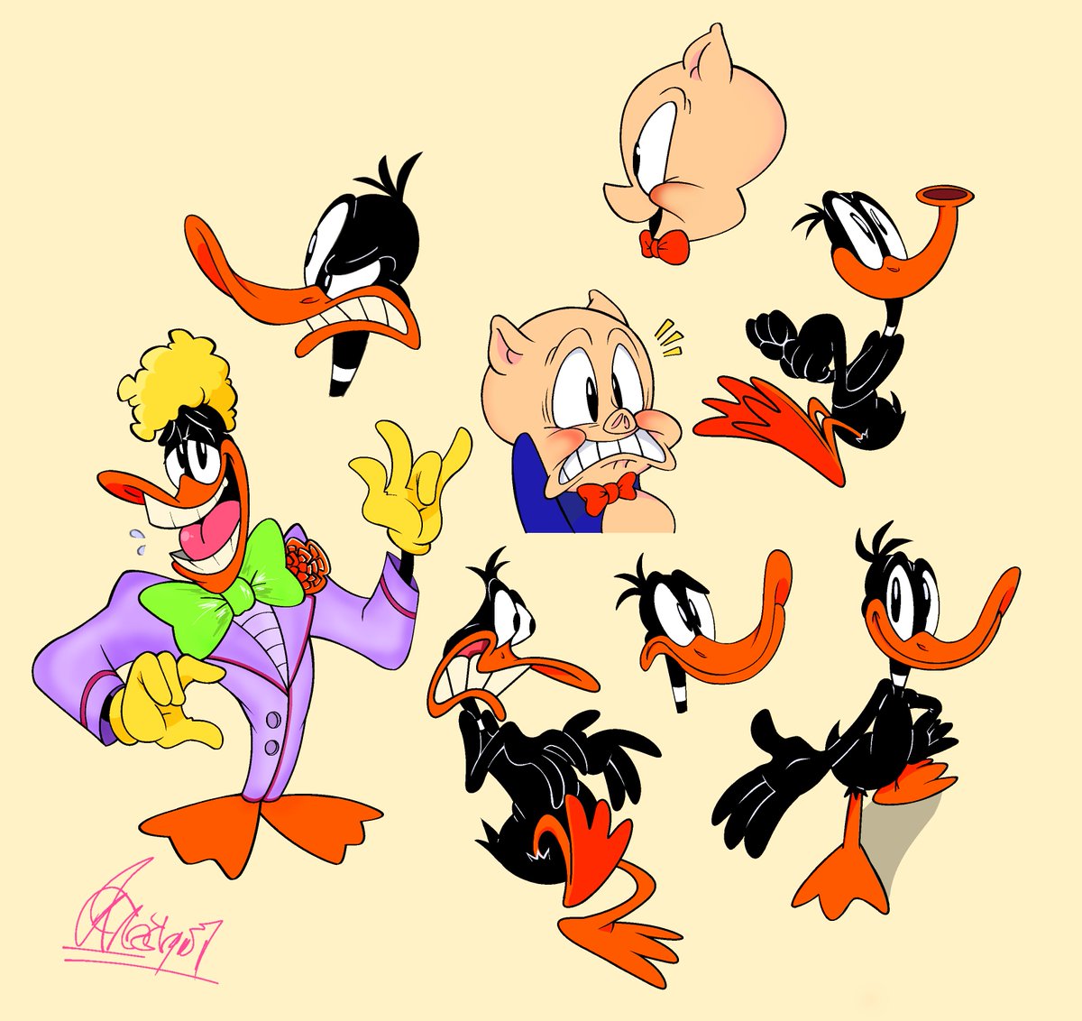 Back at my LTC Daffy Duck brainrot.
