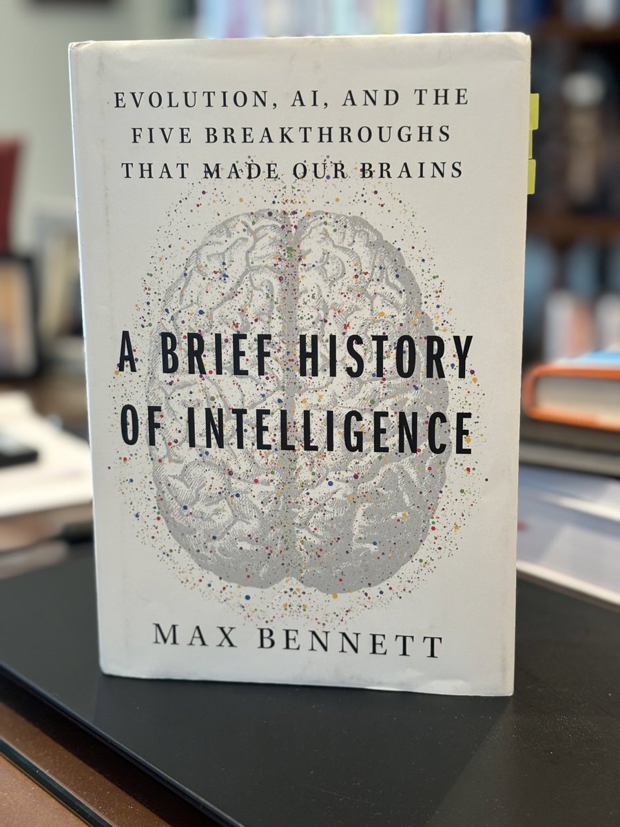 Michael Mauboussin (@mjmauboussin) on Twitter photo I loved this book by <a href="/maxsbennett/">Max Bennett</a> and learned a lot. Highly recommended for those interested in neuroscience, evolution, and artificial intelligence. I loved this book by <a href="/maxsbennett/">Max Bennett</a> and learned a lot. Highly recommended for those interested in neuroscience, evolution, and artificial intelligence.