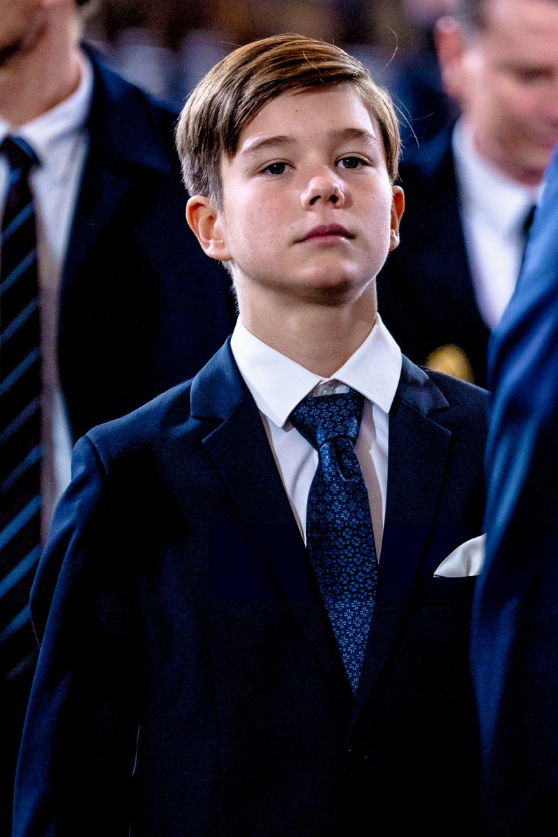 Crown Prince Christian of Denmark and Prince Vincent of Denmark participate in a celebratory church service, at Aarhus Cathedral in Aarhus, Denmark ⛪ -January 21st 2024.
.
#CrownPrinceChristian #PrinceVincent #Denmark