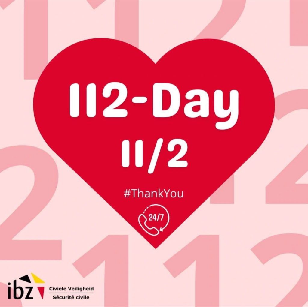 BZAntwerpen's tweet photo. Op 11/2 vieren we de Europese 112-dag. De ideale dag om onze collega's van de noodcentrales 112 📞 te bedanken die ons helpen om levens te redden. Ze sturen ons met de juiste info snel op weg naar iedereen in nood. Bedankt daarvoor! 🙏🏻 https://t.co/f2CN71xOiz