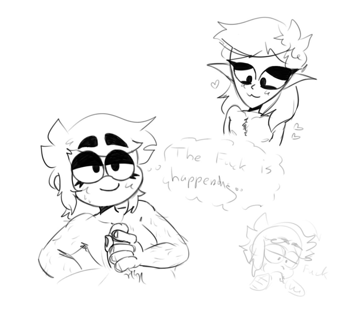 Leasheddog's tweet photo. Just some doodlls, I'm bored

[@goodyurivening Lucia sucking Amitys smol coc for yo]

#nsfw #lucity https://t.co/DBiNRKka42
