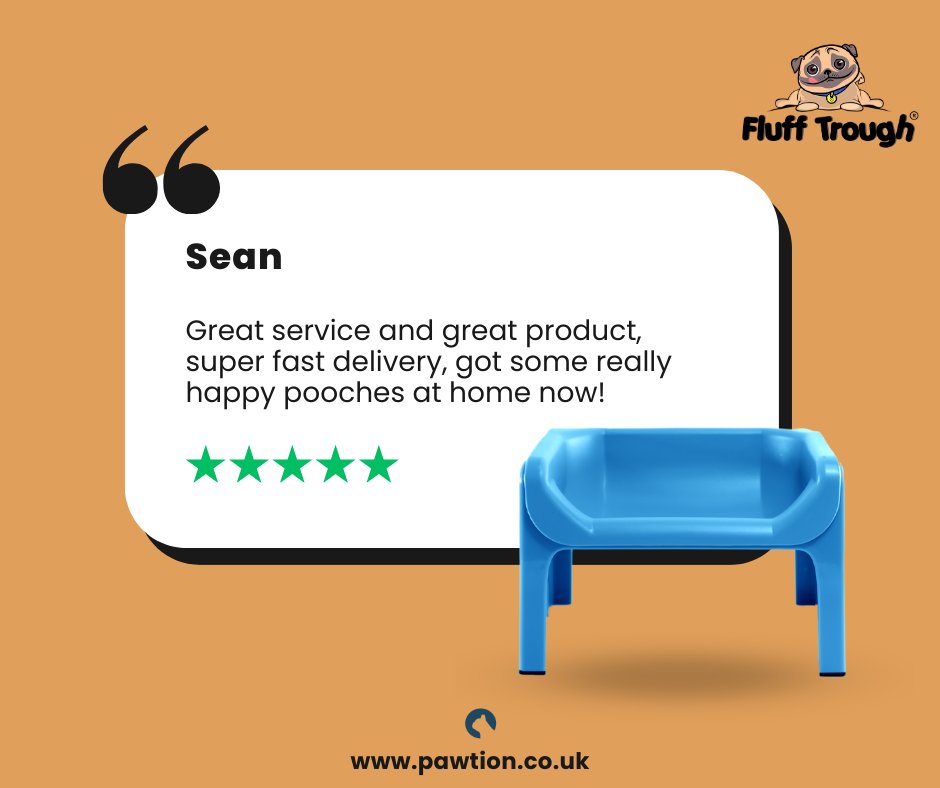 Thank you for the paw-some review Sean! 🤗🐶

Delighted to hear your pooches are happy with their Fluff Troughs! 😁🐶

#pawtion #flufftrough #reviews #review #feedback #reviewer #testimonial #happycustomer #dogs #doggo #puppies #puppy