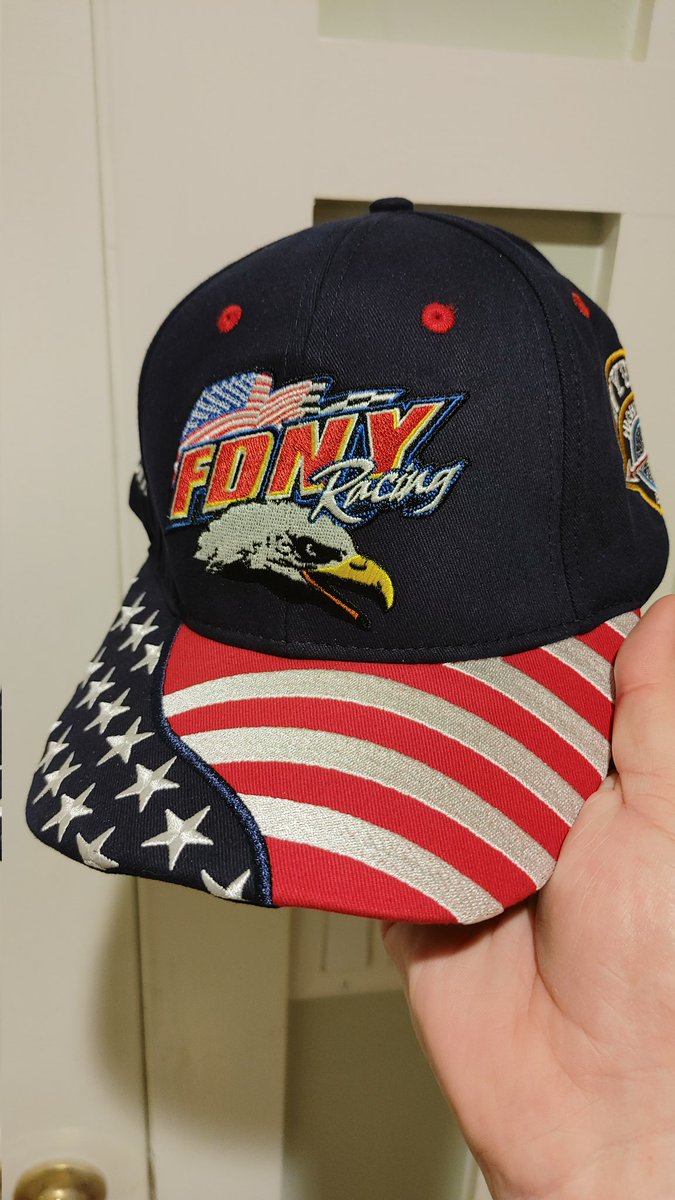 FdnyRacing's tweet photo. GIVEAWAY ‼️🏁

Do you want an official FDNY Racing Hat (as featured by @LASTCARonBROCK) and Sticker?

Here are the rules:
1. Follow @FdnyRacing
2. Retweet this post
3. Comment where you think we'll finish in the Fresh from Florida 250 at Daytona

Winner will be announced Feb.17! https://t.co/EbnU9uiPur