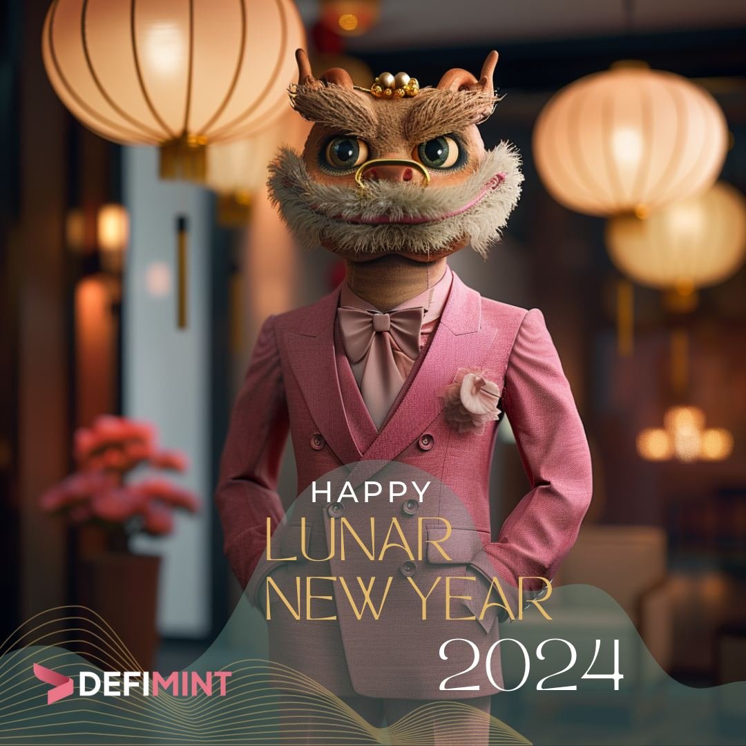 RWA_Inc_'s tweet photo. π Happy Lunar New Year 2024 from all of us at #DEFIMINT!
π May the Year of the Dragon bring prosperity, innovation, and success to all your ventures. Here's to a year of new beginnings and transformative journeys in the world of #RWA tokenization. #LunarNewYear2024 $RWA π https://t.co/LWYeFt3SYM