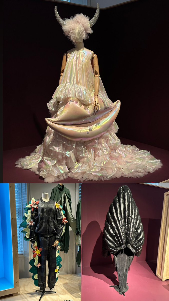 derv141's tweet photo. Creative and sustainable textiles on display at the Design museum in Copenhagen. Great to see alternative textiles being used and the technique of Boro mending 😍#textiles#sustainability#homeeconomcics#fashiondesign#creativethinking https://t.co/1dvdbXvBup