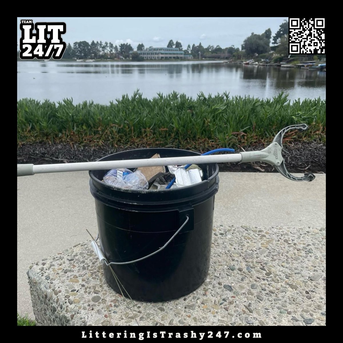 Plalking by the lagoon!
🐟🐠💧🚯

#LitteringIsTrashy
#KeepingActive
#LitterCleanup 
#MentalHealth
#PlasticWaste
#StopLittering
#TeamLIT247
#LitterPicking
#Community
#Littering
#Litter