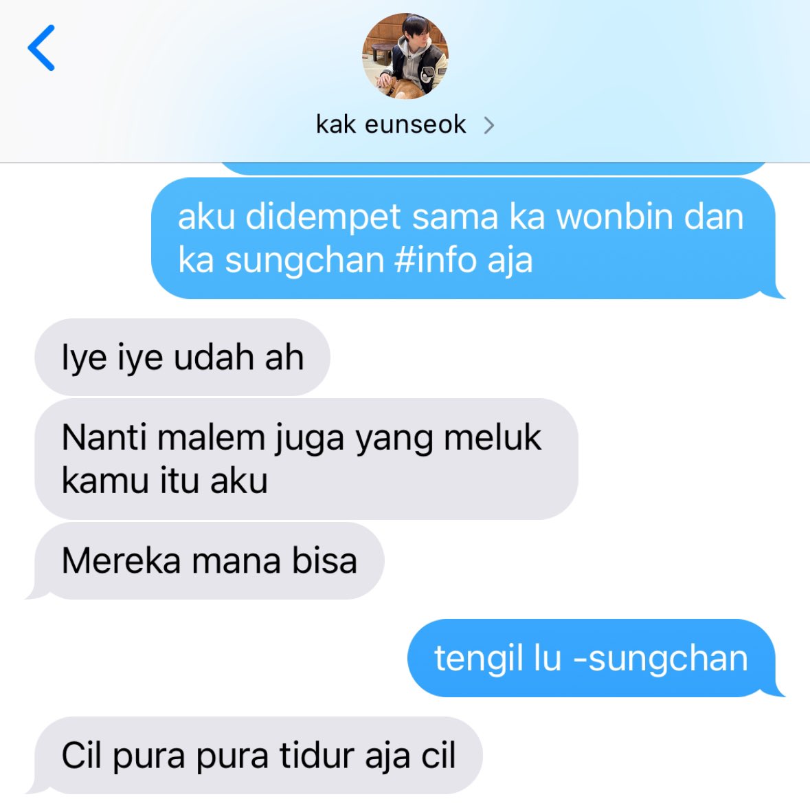 seokton / tonseok one tweet au dalam episode si kakak ga diajak pergi