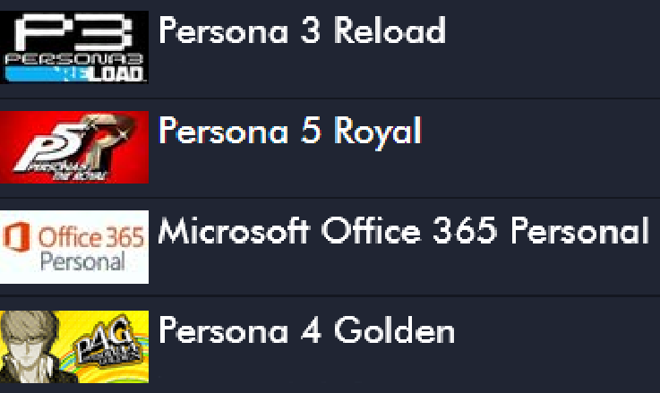 the_junka's tweet photo. which one is your favorite persona game https://t.co/FYdcRUvjrk