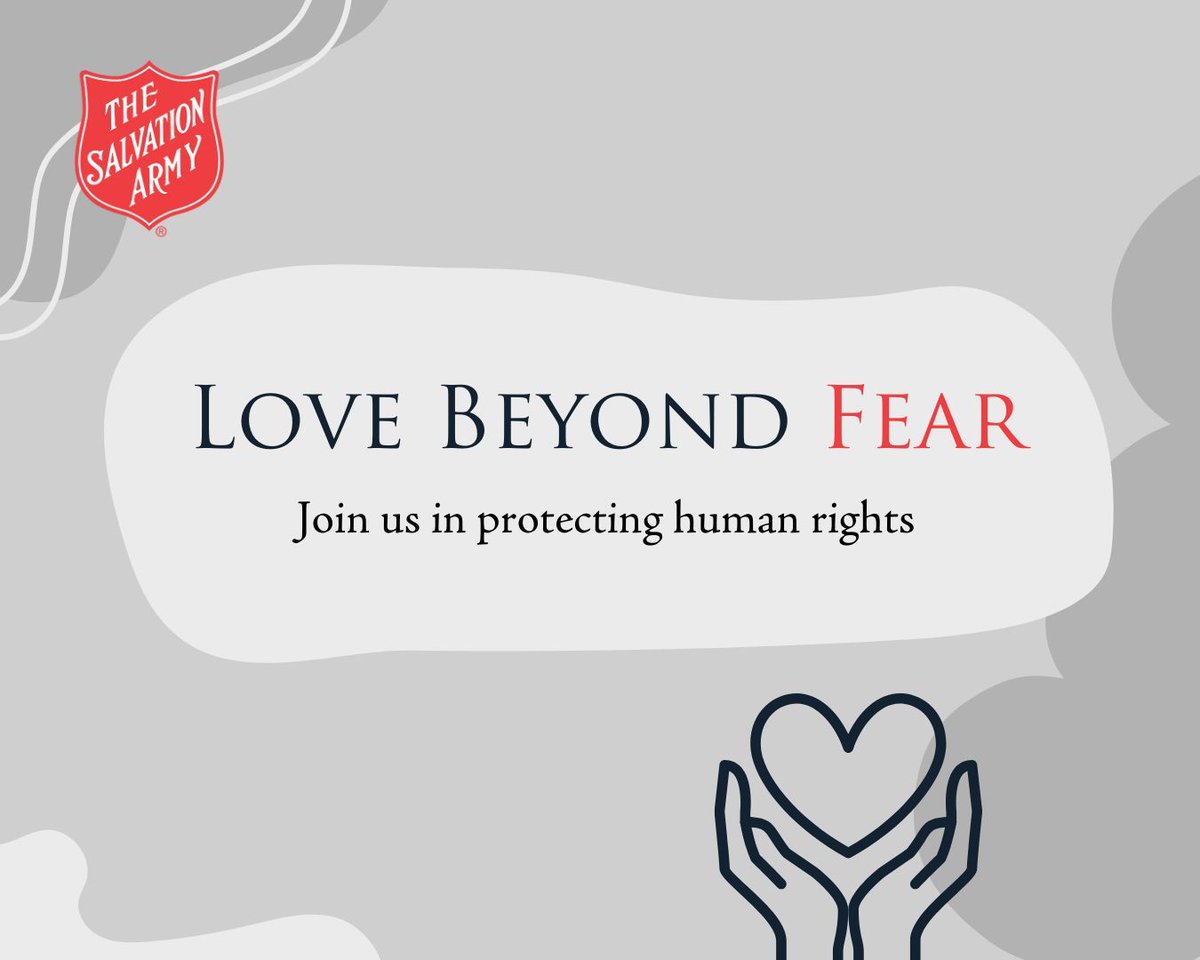 saworldservice's tweet image. For more than 150 years, The Salvation Army has stood firmly behind individuals impacted by trafficking, exploitation, and abuse. With your help, we’ll never stop. Donate today to support our work: salarmy.us/world-service

#ItsNotOK #WorldService #EndSexualAbuse #SupportSurvivors
