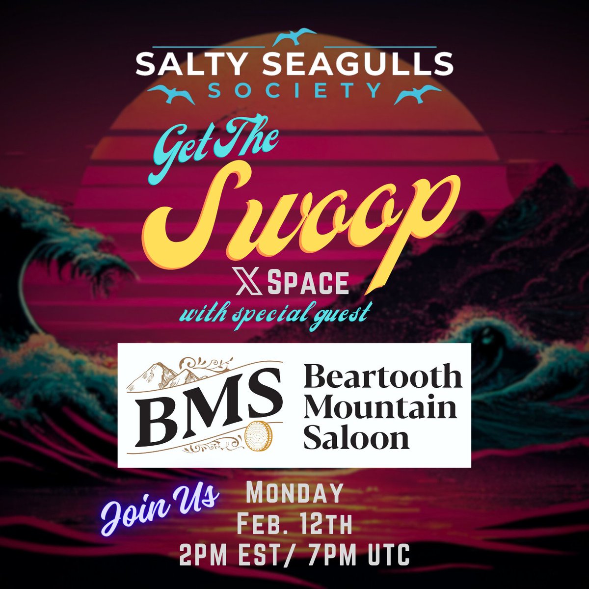Crash L. 🪶🎩🎲 (@crashl11) on Twitter photo Don't forget to set those reminders flockers! 🪶 <a href="/BeartoothSaloon/">Beartooth Mountain Saloon</a> gaining a lot of exposure in the space lately and @GullsCNFT give some updates on Season 2 of mating & breeding starting Feb 19th #LFGULL
x.com/i/spaces/1OwxW… Don't forget to set those reminders flockers! 🪶 <a href="/BeartoothSaloon/">Beartooth Mountain Saloon</a> gaining a lot of exposure in the space lately and @GullsCNFT give some updates on Season 2 of mating & breeding starting Feb 19th #LFGULL
x.com/i/spaces/1OwxW…