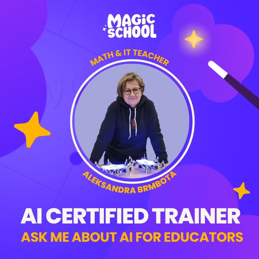 I'm proud to share, I'm now an AI Certified Trainer with <a href="/magicschoolai/">MagicSchool AI 💜 🪄✨</a>, the leading AI platform in education. Let's go on a new adventure with our students and with the support of #magicschoolai