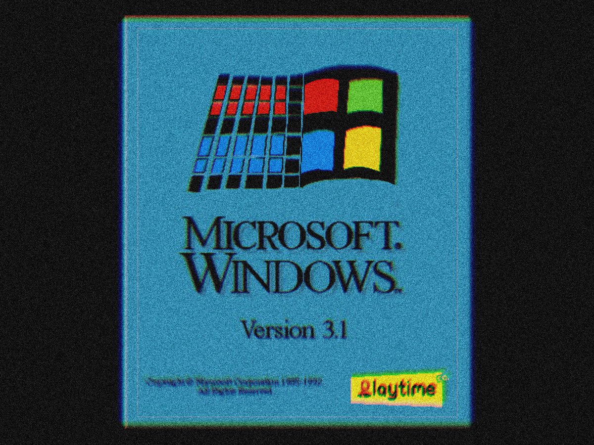 GrantWright8715's tweet image. And here’s one for Windows 3.1 I also did.
#MicrosoftWindows
#Windows3
#PlaytimeCo