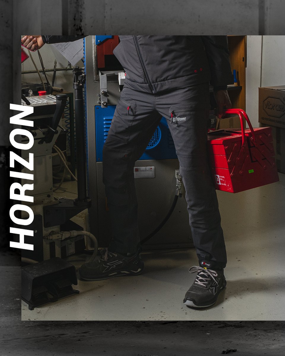 UPowerStyle's tweet image. I pantaloni Horizon offrono comfort e funzionalità in ogni tua attività lavorativa! 🔧 

In tessuto U-4 stretch con inserti elasticizzati in vita e sul fondo per una perfetta aderenza. 
Dotati di numerose tasche, sono la scelta perfetta per le tue giornate di lavoro! 
#upower