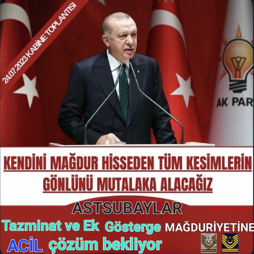 #AstsubaylarMasalDinlemeyecek
Adalet yerini bulsun, dünya cennet olsun.
E Astsubay'ların adalet yolculuğu devam ediyor. 

<a href="/Akparti/">AK Parti</a>
<a href="/_cevdetyilmaz/">Cevdet Yılmaz</a>
<a href="/herkesicinCHP/">CHP 🇹🇷</a> 
<a href="/tcsavunma/">T.C. Millî Savunma Bakanlığı</a> 
<a href="/RTErdogan/">Recep Tayyip Erdoğan</a> 
<a href="/TBMMresmi/">TBMM</a>
<a href="/tsk_genelkurmay/">TSK Genelkurmay Bşk.</a> 
<a href="/temadankara/">TEMAD Genel Başkanlığı</a>
<a href="/celebimehmeta/">Mehmet Ali Çelebi</a>
<a href="/CHPMuratBakan/">Murat BAKAN</a>
