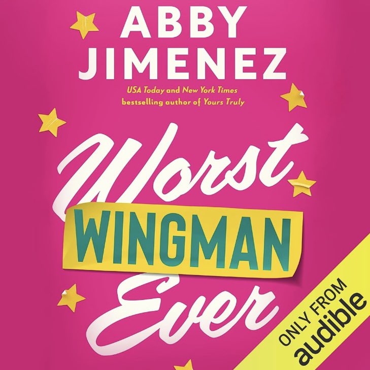 BookwormAsheley's tweet photo. Worst Wingman Ever (The Improbable Meet-Cute #2) by Abby Jimenez

So cute! My first by this author! I love that there is real emotional depth to the story even though it is so short.

And the audio is amazing! Narrated by Andi Arndt and Zachary Webber, who are both💯@audible_com https://t.co/w7RsX2UTXy