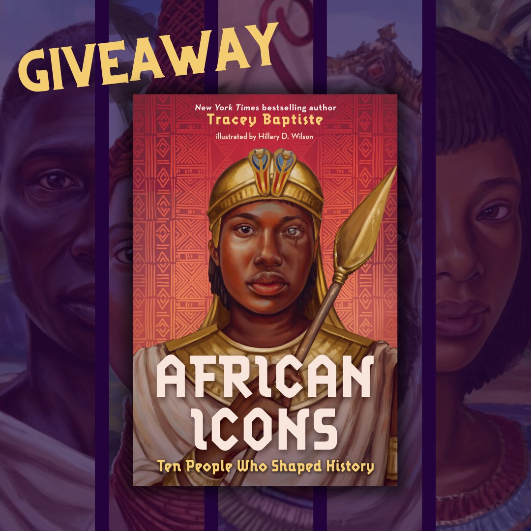 If you have not seen African Icons yet, HI LET US INTRODUCE YOU. @TraceyBaptiste's words paired with Hillary D. Wilson's art is PERFECTION—and we're giving you a chance to win that perfection over on @goodreads: tinyurl.com/baptistegr