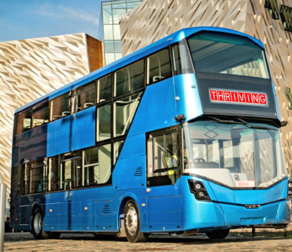 Thriving  🇬🇧

Northern Ireland zero-emission transport manufacturer Wrightbus, is planning to recruit 80 new apprentices as the business continues to expand in the UK and Europe.