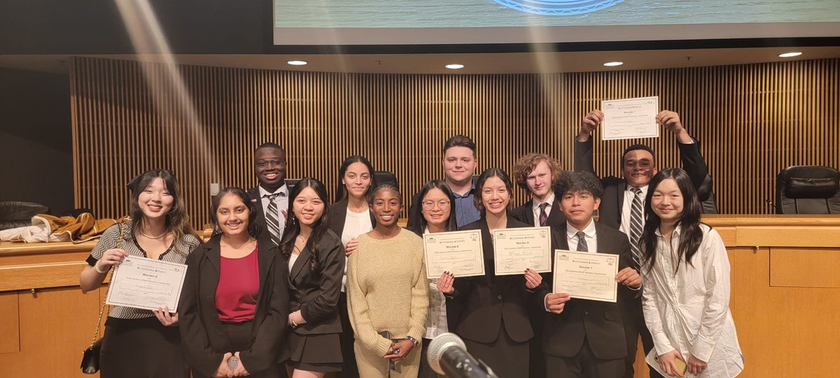 Mock Trial placed 3rd in Regional competition &amp; headed to the district in Atlanta on 3/2. Kevin Cruz -Best Lawyer. Mayli Mech-2 Best Lawyer Awards. Joseph Piquant &amp; Hesed Lee - Best Witness Awards. Kyle Klerk was honored with his 4-Year Award.