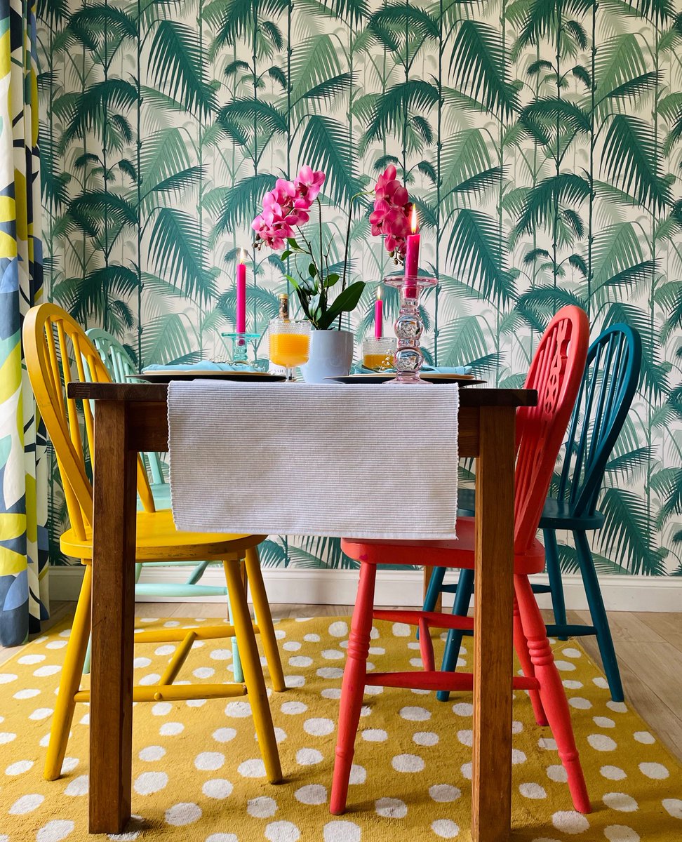 Artisanal tablecloths for your Pancake Tuesday and Galentine's Day. Just perfect for a tasty catch-up. 

🔎Handmade products:

Pure Cotton Table Runner - £7.99 
Pure Cotton Placemat 2-Pack - £3.99
Pink Orchid in Ceramic Pot - £19.99