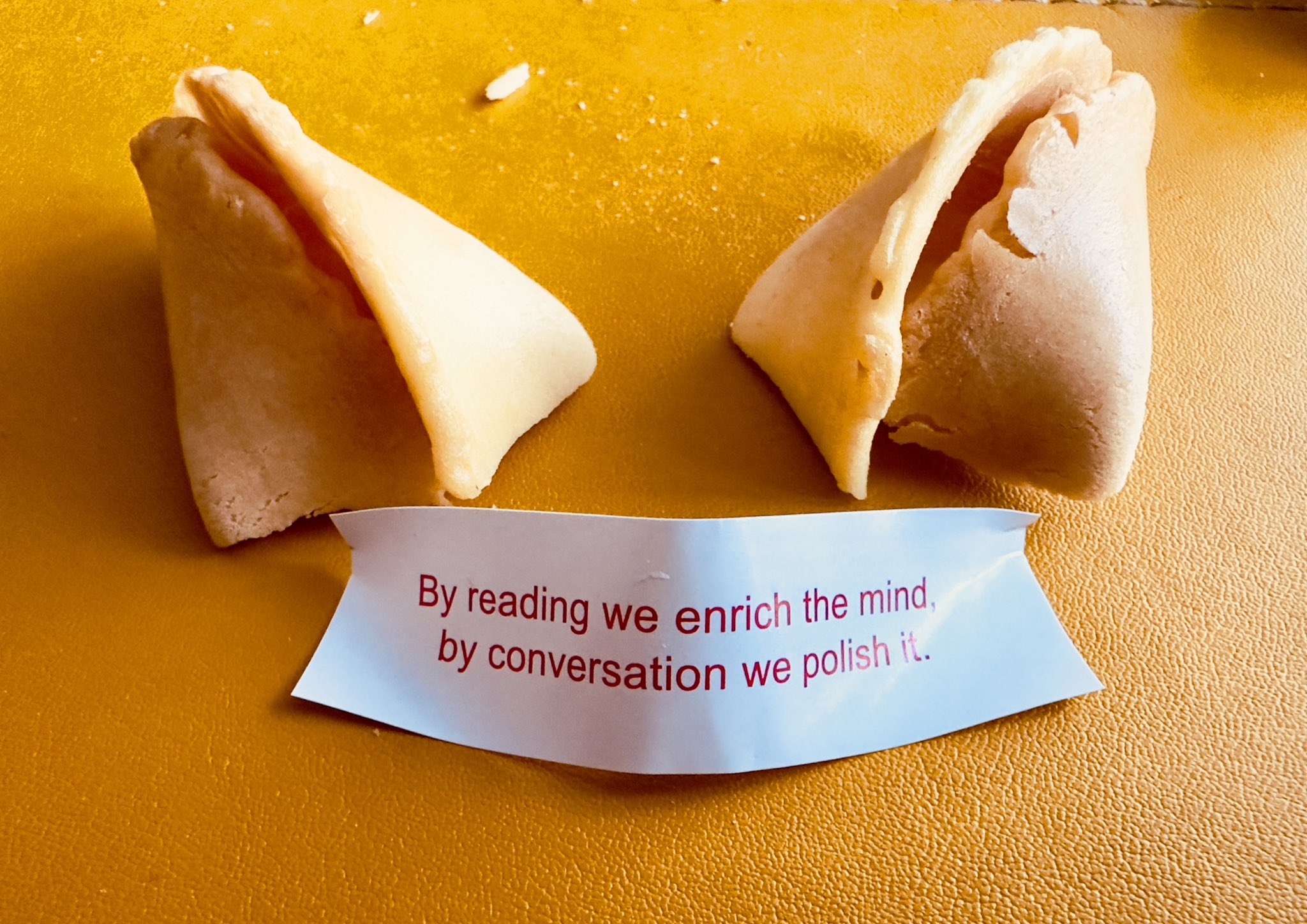 Ghostkai on X: &ldquo;I think today&rsquo;s fortune cookie knows I&rsquo;m doing the 