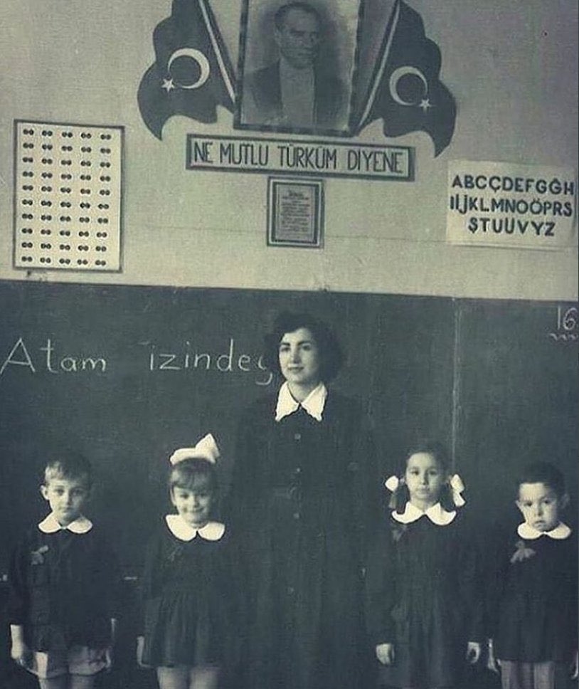 TuhafAmaGercek's tweet image. 1940, Konya&apos;da bir ilkokul.