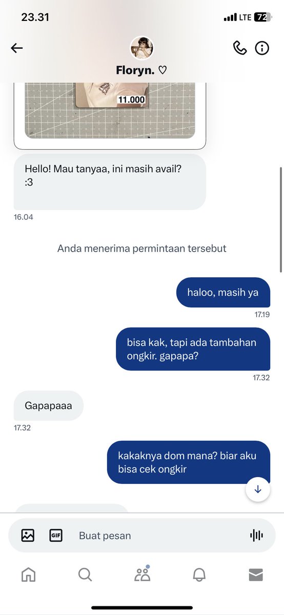 spiralprisms's tweet photo. halo aku sendernya. kak ejwai jelasin dong kok bisa nyimpulin ini fake chat? padahal harmless. salty bener 😅 mau lurusin ini aja bukan fakechat &amp; dari awal buyernya emang typingnya banyak titik kayak aku. 

lain kali kalau mau tweet dipikir dulu ya daripada jadi fitnah. makasih. https://t.co/49QQeTwsIe