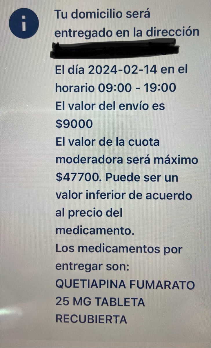 lc1893's tweet photo. @epssura 
Cómo es posible que cobren más cara la cuota moderadora del medicamento, que lo que el medicamento vale en el mercado. No tiene sentido. https://t.co/NTIxV9DOsu