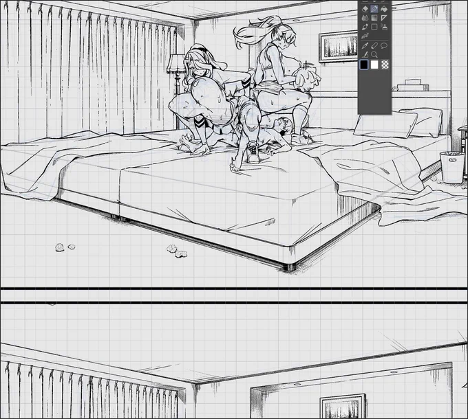 定点作画 