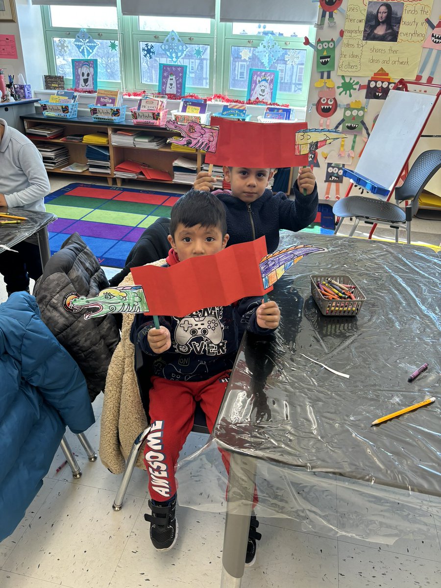 In celebration of the 100th Day of School and Lunar New Year, check out the beautiful art our students created with the help of our amazing art teacher, Mrs. Davis. @nycdistrict30