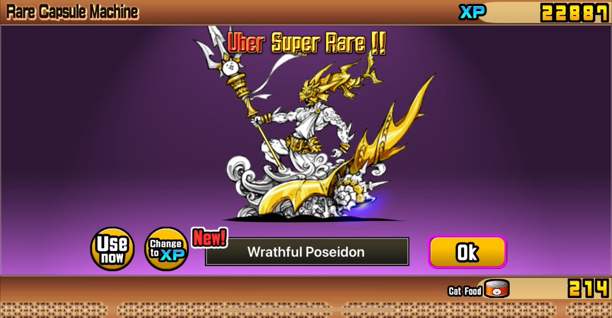 Snowy_Manta's tweet photo. Let’s fucking go boys new Uber rare #battlecats #ubersuperrare https://t.co/FC5ruf8eg7
