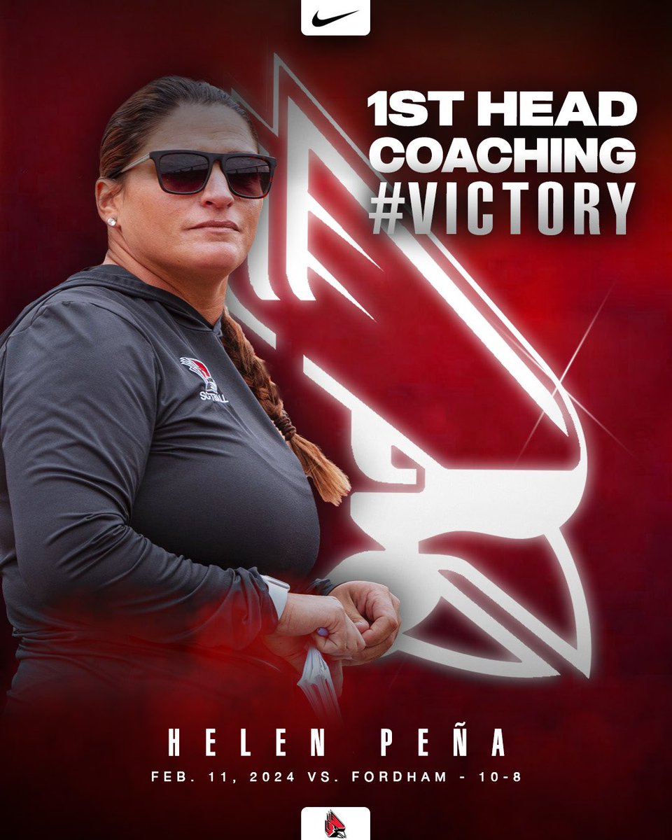BallStateSB's tweet photo. 1️⃣ Down … Many more to come!!!

Congrats to @CoachPena_BSU on her first collegiate head coaching #Victory

#ChirpChirp x #WeFly https://t.co/pX4UtVf5Lk