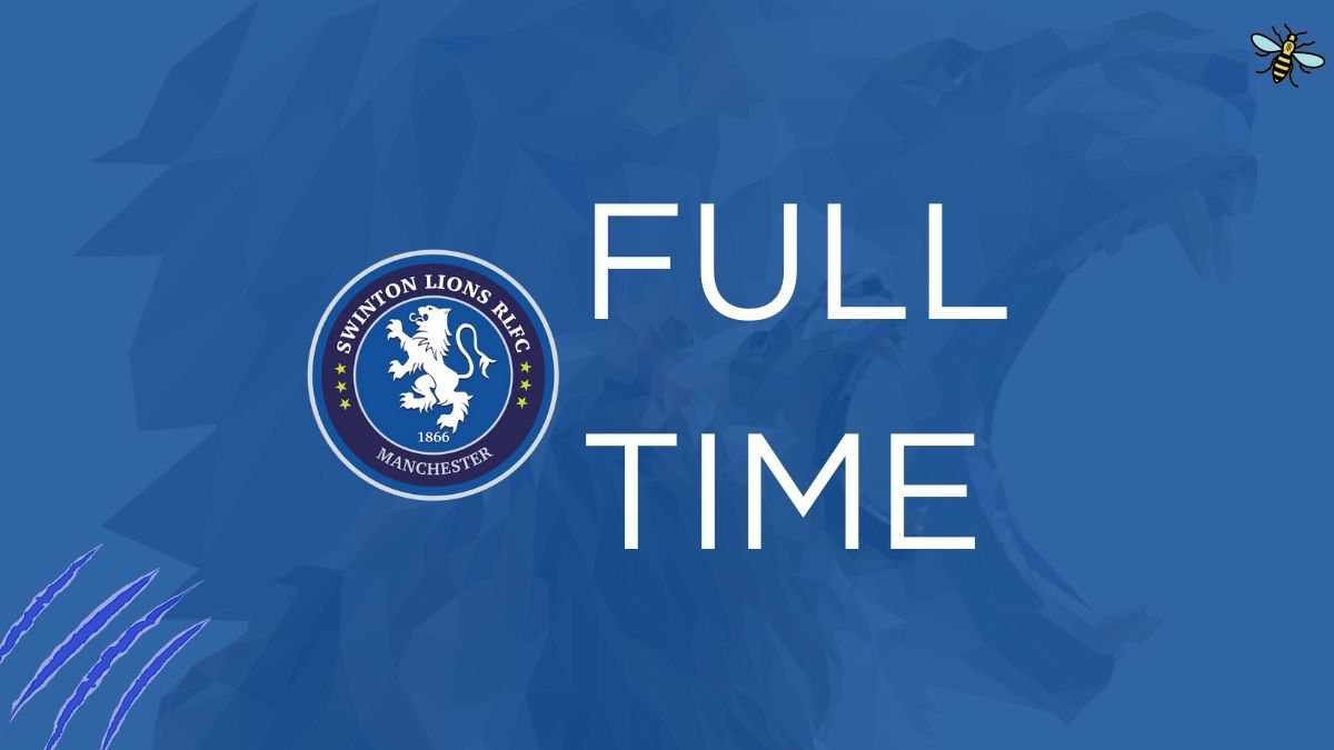 Swinton Lions 50  West Hull  6
Thanks to all Lions fans for their support this afternoon, and a safe journey home for our friends from West Hull.
.