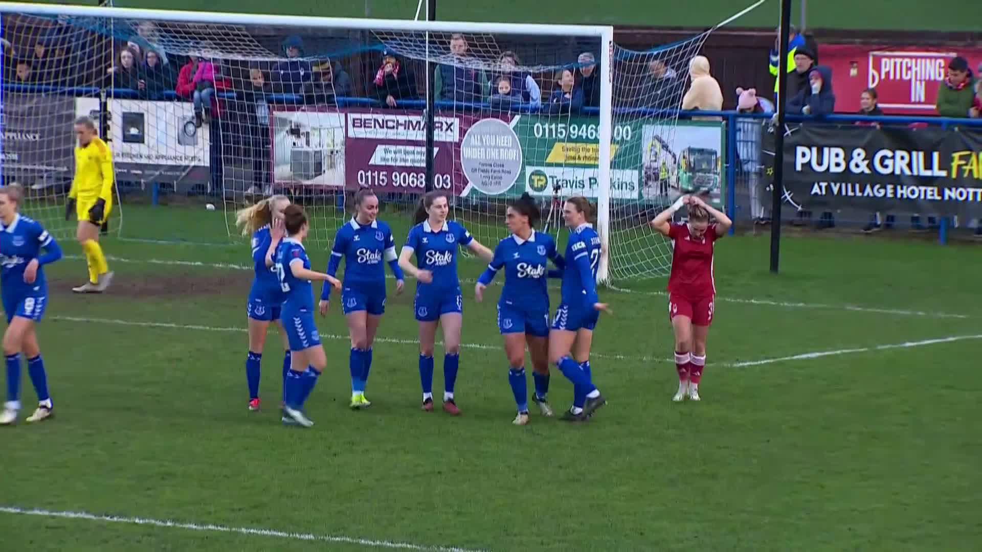 Martina Piemonte heads in for @EvertonWomen 🔵#AdobeWomensFACup