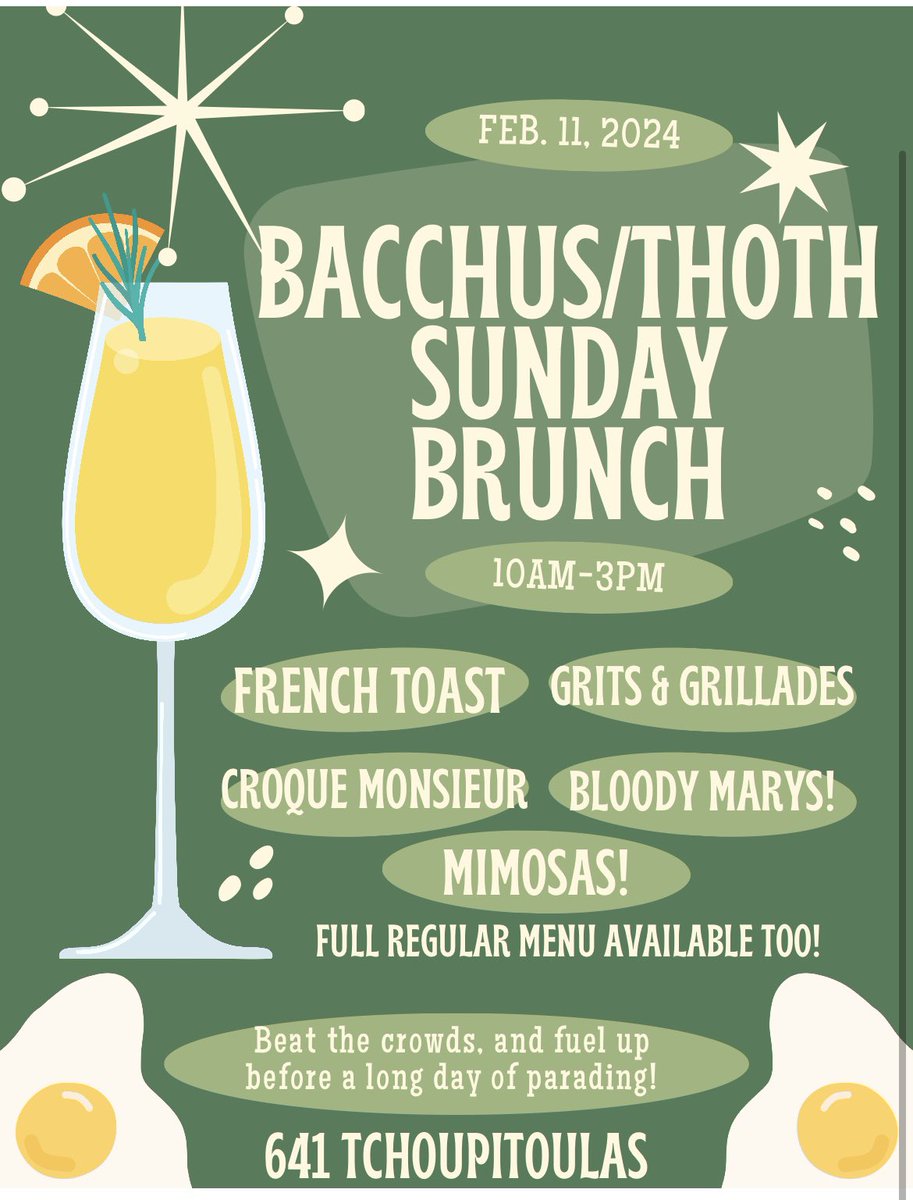 Our Uptown shop is closed today but we are open in the Warehouse District serving brunch special from 10-3pm!