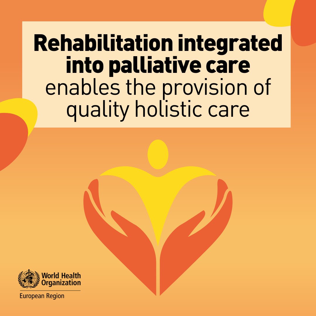 Integrating #rehabilitation into palliative care is a game-changer for people with life-limiting conditions.

It goes beyond addressing physical needs, embracing their emotional well-being to ensure quality care, comfort &amp; dignity throughout the journey.

bit.ly/rehabandpallia…
