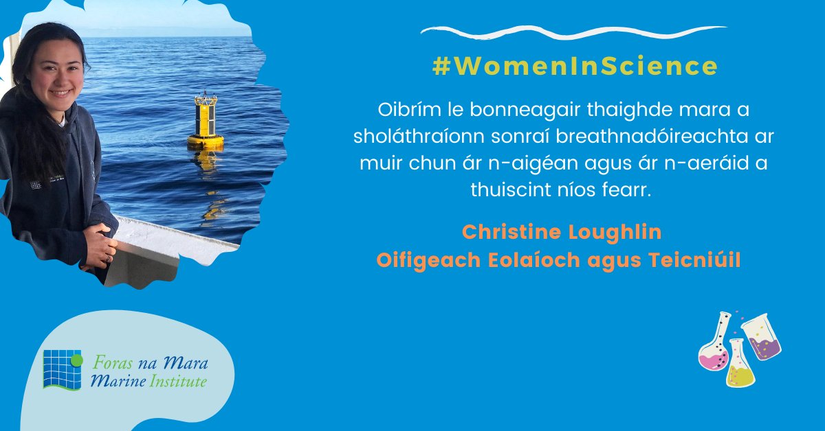 👩‍🔬#WomenInScience 🔬 - Christine Loughlin @Cloughlinvt #mara #eolaí #taighde
