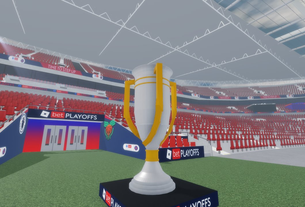 ASLAssociation's tweet photo. Almost time for the 2024 ROBLOXBet Championship Play-off final between Slough Town and Royal Academy.. https://t.co/mC6et1MpQN