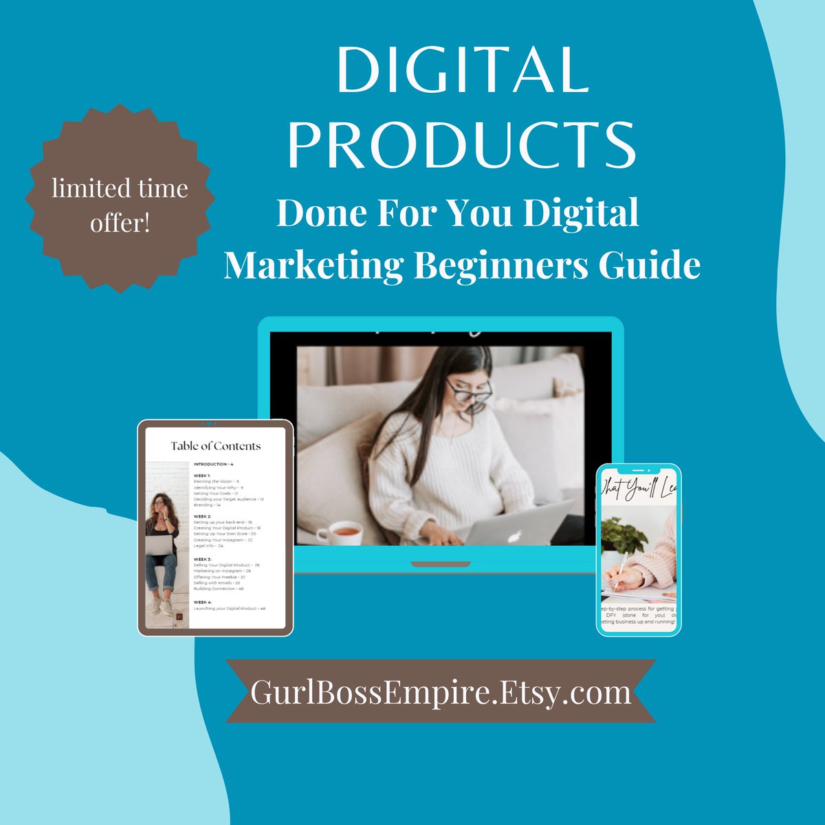 laurelizatech's tweet image. Get started from my Etsy. Crazy how easy it is to earn with digital products. I made 12 sales my first 2 weeks.

GurlBossEmpire.Etsy.com 

#etsyfavorites  #fame20  #workfromhome #etsysale