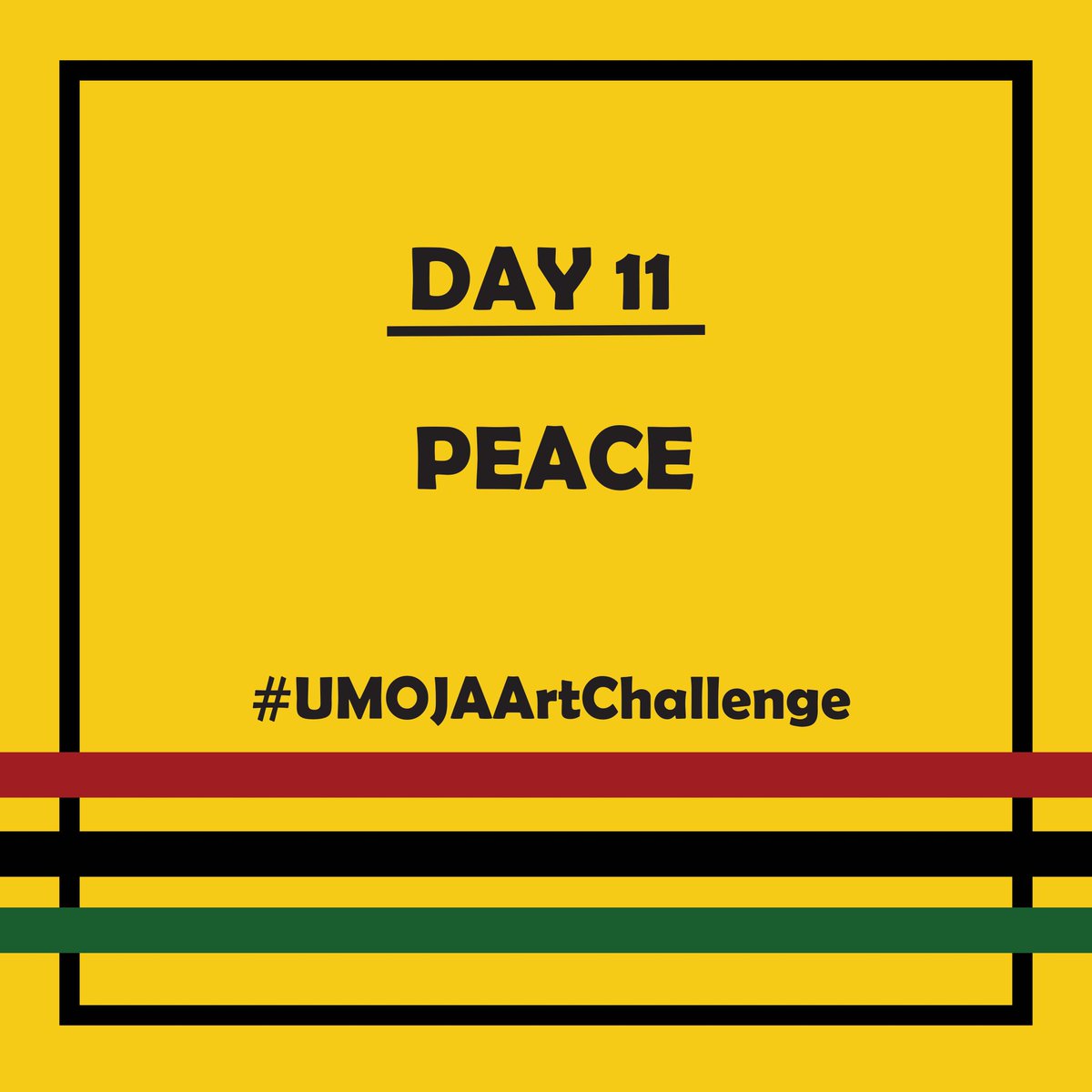 umoja_challenge's tweet photo. Today's drawing prompt "PEACE". 

Post your drawing in the comments below. 

Tag: #umojaartchallenge

#BlackHistoryMonth https://t.co/IcHKSVjfP3
