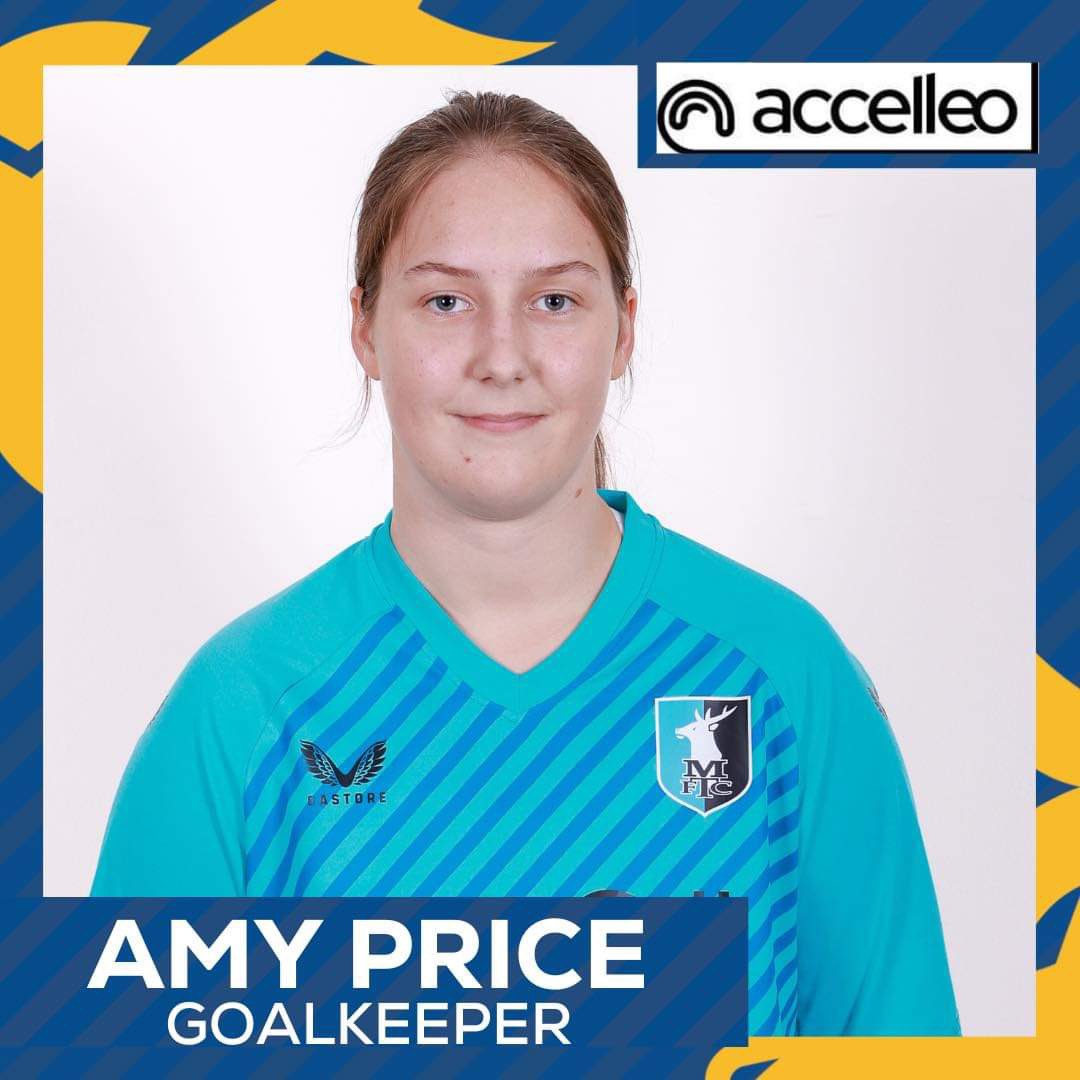 Todays Player of the Match voted by the opposition is Amy Price 💛💙 #POM #wearemansfield