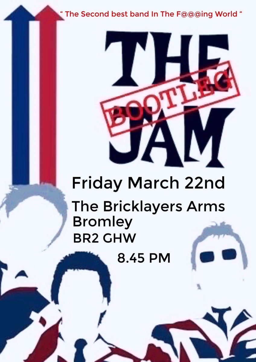 JamBootleg's tweet image. Here Comes the Weekend #thejam #tributeband #mods #paulweller #thebricklayersarmsbromley #liveband #scooters