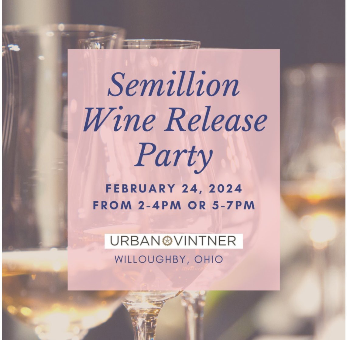 UrbanVintner16's tweet photo. Wine club members only release event!! Please RSVP your preferred time slot and wine order to: contact@urbanvintner.net https://t.co/6Lj3dQVQ4A