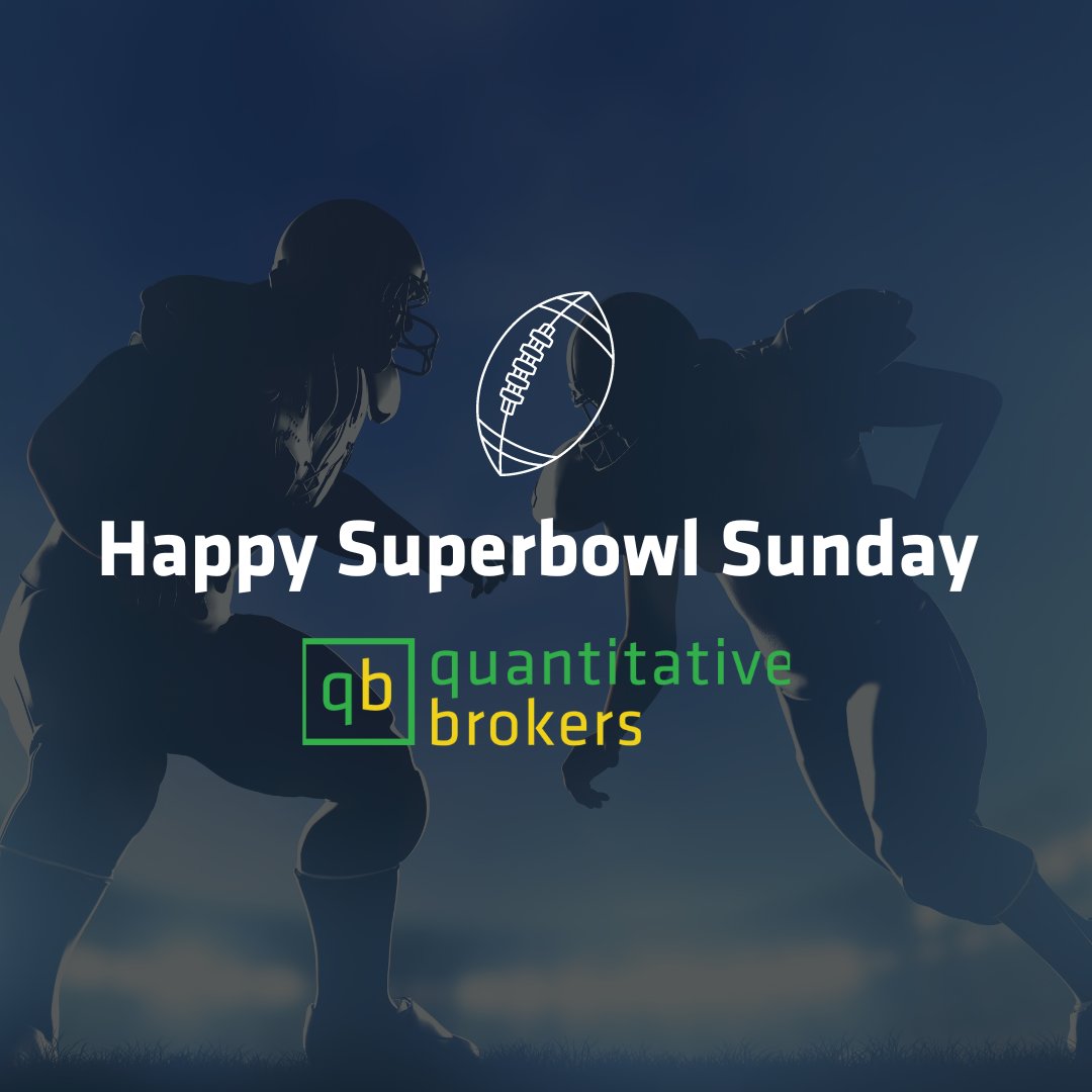 QuantBrokers's tweet photo. Happy Superbowl Sunday from #TeamQB 🏈
#Footballsunday #Superbowl https://t.co/36dpPqN5HK