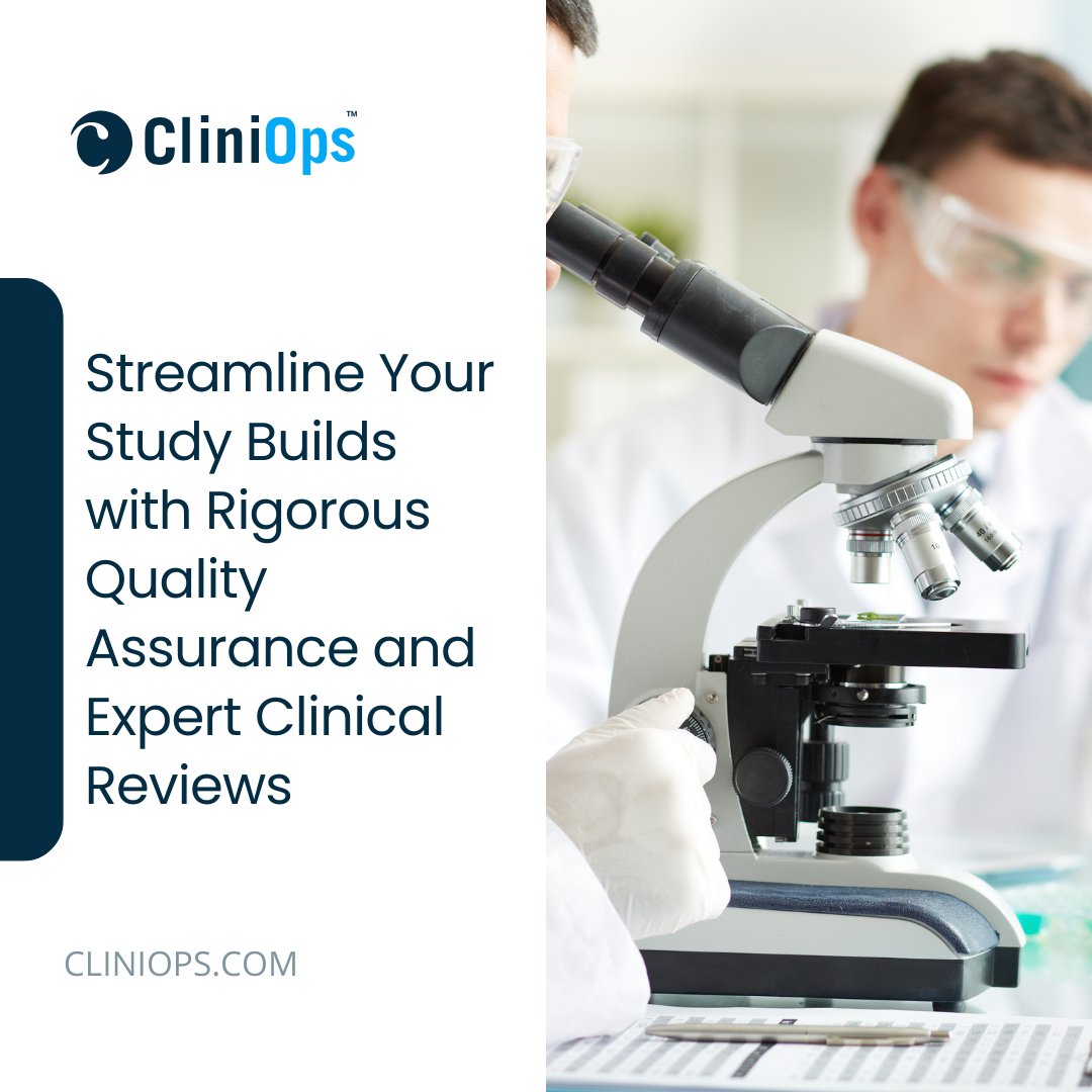 cliniops's tweet image. Successful trials start with efficient setup. Learn how CliniOps' rigorous quality assurance and clinical review processes streamline your study build cycles. cliniops.com #InformedConsent #PatientUnderstanding
