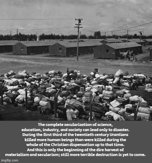 UrantiaChurch's tweet image. #Secular #Secularization #Science #Education #Industry #Disaster #Humans #Killed #Materialism #Secularism #Desruction #Urantia
