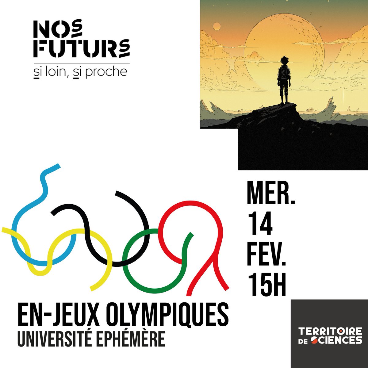 Université Éphémère du Design: Débat sur l'Impact des JO 2024 !
Du 12 au 14 février à la MaCI, plongez dans une exploration avec des étudiants, des experts et des passionnés pour repenser les JO 2024.  Rejoignez-nous pour imaginer des solutions ensembles !