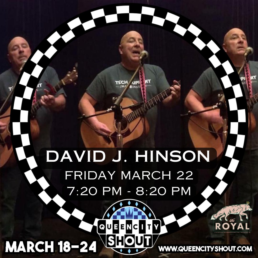 Friday, March 22nd, 7:20 PM... at The Royal!

<a href="/queencityshout/">Queen City Shout Festival</a> #PovertyRelief #Ozarks #qcs2024