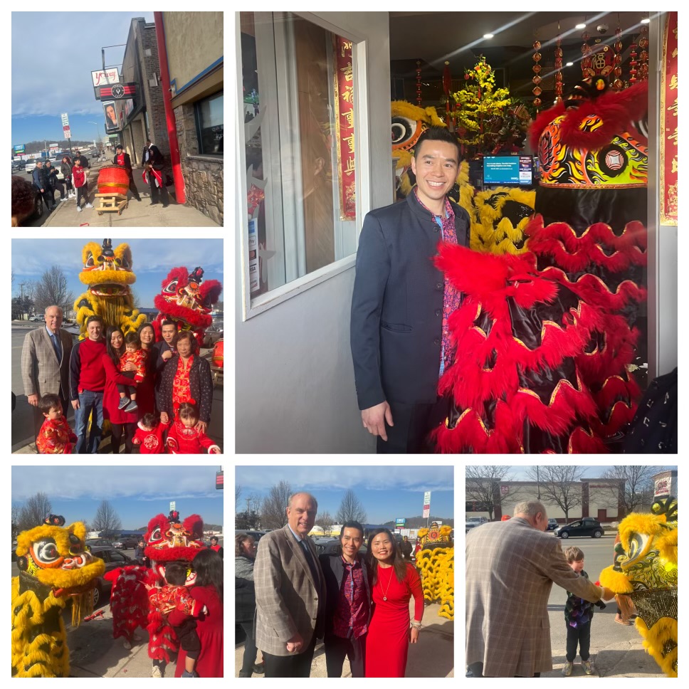 It was great to celebrate the Chinese Lunar New Year at the  Ecotarium and with my friends, Kenny and Joanne, at Wan Wang. May the Year of the Dragon be filled with confidence and  courage! 🐉
#mayorjoepetty
