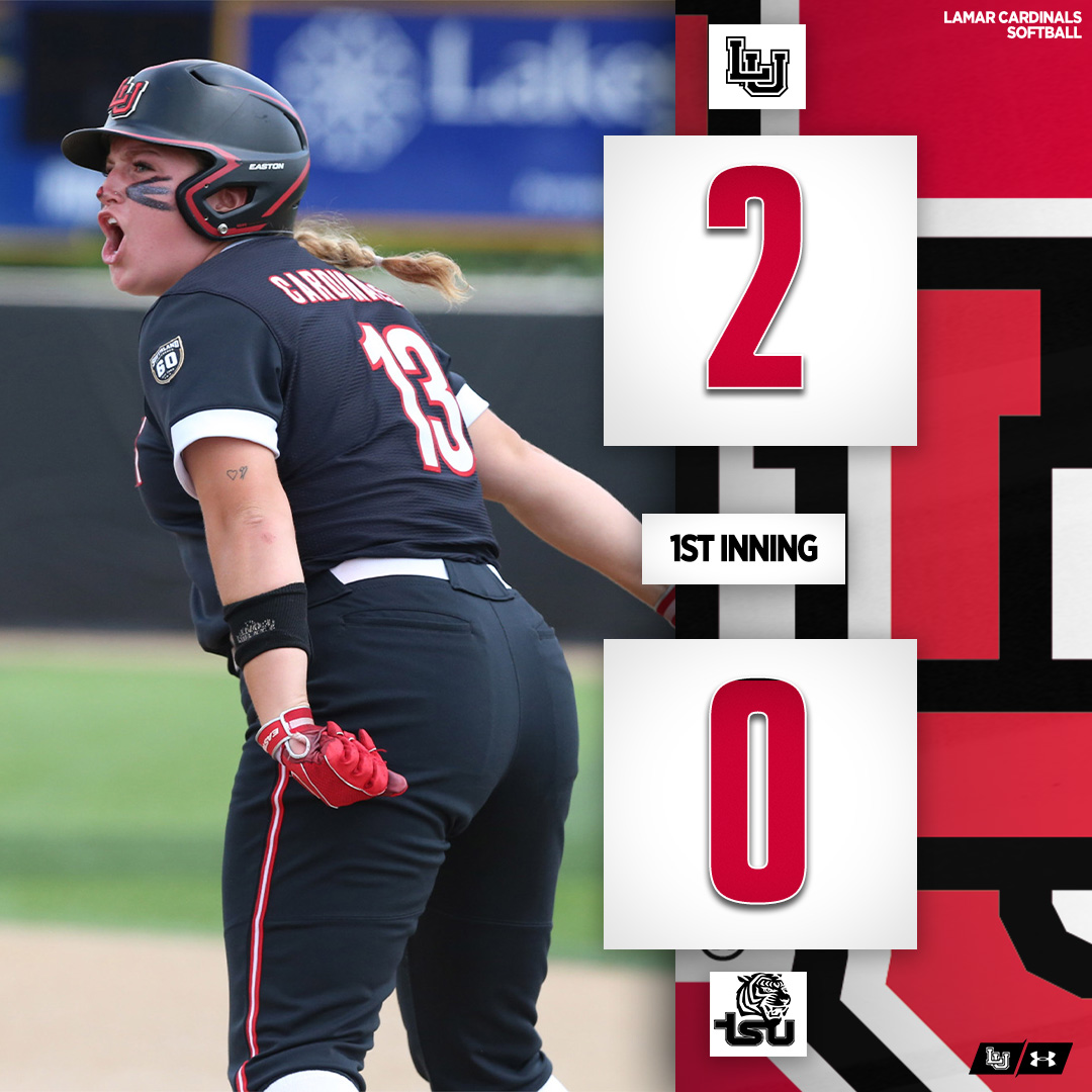 End 1 | Niedenthal gets things started early with a two-run double!

#WeAreLU | #AsOne | #BoomtownGirls